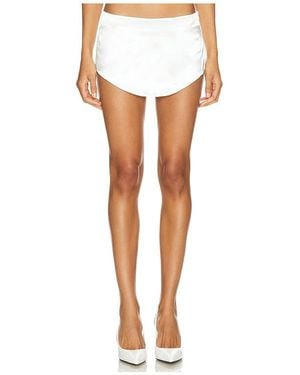 nastyamasha Skorts Satin - Weiß