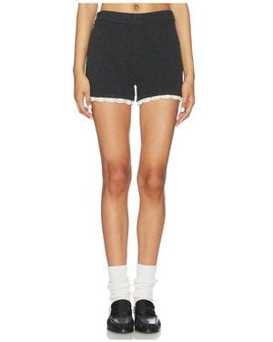 Line & Dot Inara Knit Shorts - Black