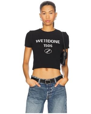 we11done Vintage Logo Shirt - Black