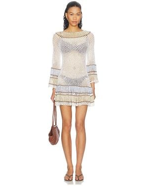 MY BEACHY SIDE Olea Hand Crocheted Dress - White