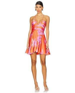 Rococo Sand Mini Dress - Red
