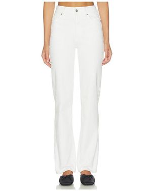 GOOD AMERICAN Good True Straight Jeans - White