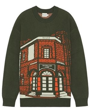 BOUND Salford Lads Club Knit Jumper - Green