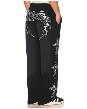 Ed Hardy Pantalones De Chándal Holgados Crosses Skulls En Color Negro Talla (También En M)