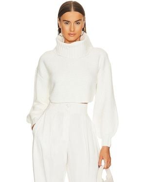 Michael Costello X Revolve Safia Peek A Boo Crop - White