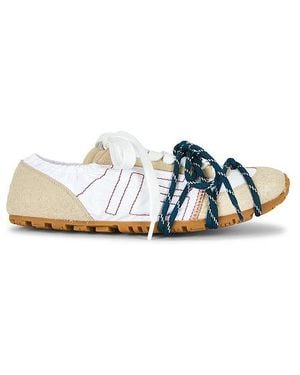 Balmain Leather & Nylon Racer 45 Trainer - Multicolour