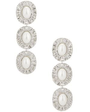 petit moments Hängeohrringe Providence - Weiß