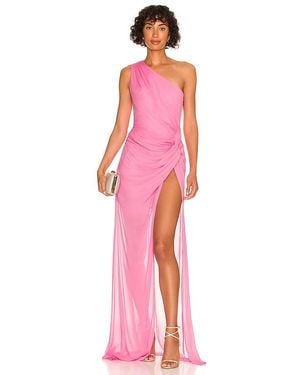 SAU LEE Helene Dress - Pink