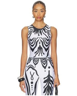 DI PETSA Iris Lycra Tank Top - White