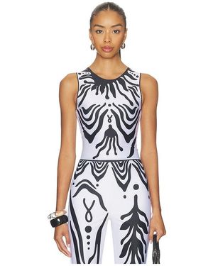 DI PETSA Iris Lycra Tank Top - White