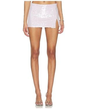 Lovers + Friends Lola Mini Skirt - White