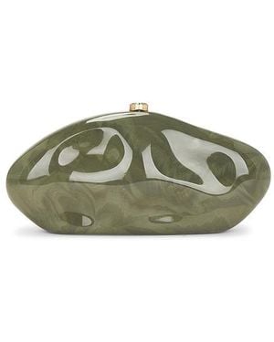 Cult Gaia The Caldera Clutch - Green