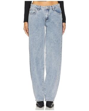 superdown Roxanna Horseshoe Jeans En Color Denim Claro Talla En - Azul
