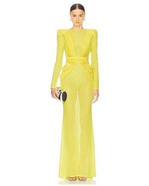 Zhivago Empty Streets Gown - Yellow