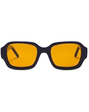 BRU Eyewear Olan Rectangle Sunglasses - Black