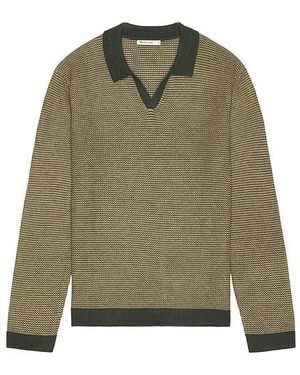 Marine Layer Suéter Polo Liam En Color Verde Talla (También En M, S, Xl/1X)