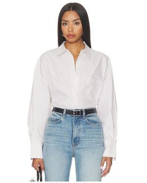 WAO Poplin Button Up - White