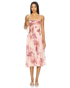 Free People Tessa スモック加工ミディドレス - マルチカラー