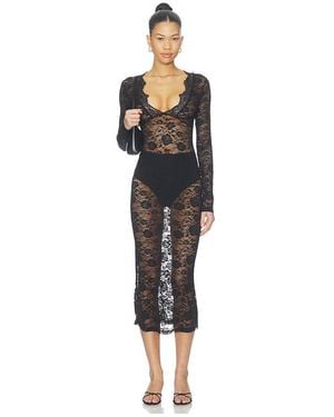 superdown Lachlan Midi Dress - Black