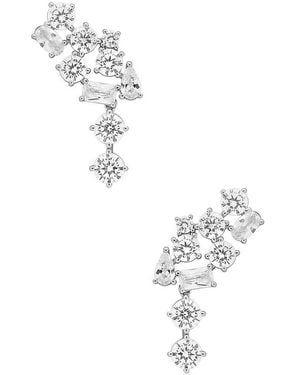 Shashi Hängeohrringe Jacklyn - Weiß