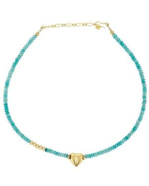 Brinker & Eliza Collar Colgante Confetti En Color Azul Talla - Multicolor