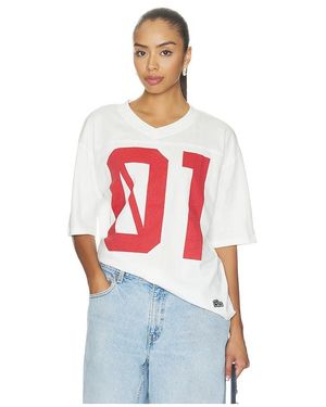 Hype and Vice Alabama Football Oversized T-Shirt - White