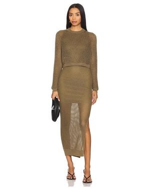 AllSaints Kleid Miro - Natur
