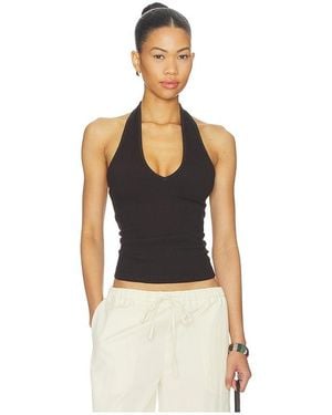 Citizens of Humanity Thea Halter Top - Black