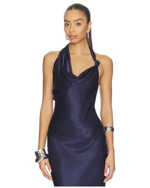 SNDY'S Junie Halter Top - Blue