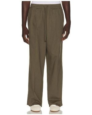 Fear Of God Pleat Front Drawstring Pant - Green