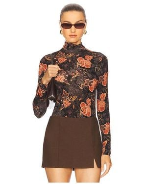 Ulla Johnson Aurelia Turtleneck Top - Braun