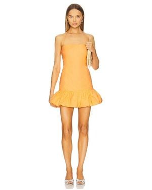 MINKPINK Charlotte Bubble Mini Dress - Yellow