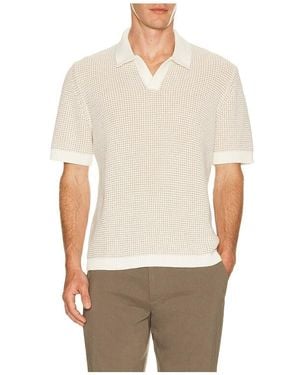 Rails Pearson Knitted Polo - White