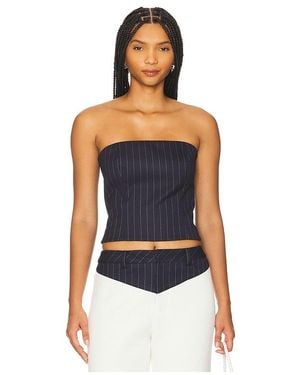 SER.O.YA Bridgette Bustier Top - Blue