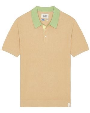 Scotch & Soda Structured Polo - White