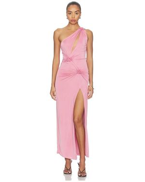 MOTHER OF ALL Kay Ripple Maxi Dress - Pink