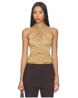 The Line By K Top Vada En Color Bronce Talla (También En Xs, S, M, Xl) - Neutro