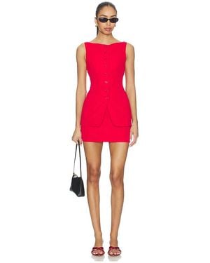 ALL THE WAYS Set Faldas Moxie En Color Rojo Talla (También En Xs, Xxs, S, M)