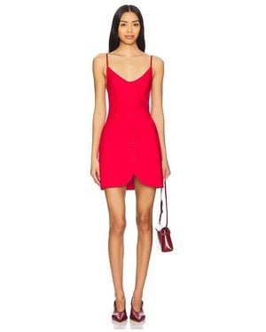 Ceren Ocak Linen Mini Dress - Red