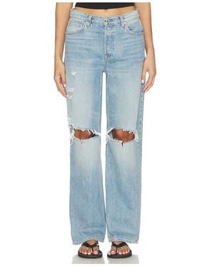 GRLFRND Bella Low Rise Boyfriend - Blau
