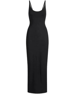FWRD Skims Skimpy Scoop Neck Dress - Black