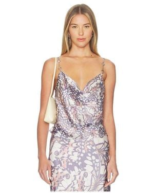 L'Agence 'Agence Calista Cowl Cami - White