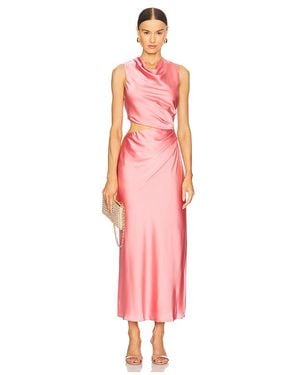 Misha Vestido Midi Amadeus En Color Rosado Talla (También En S) - Multicolor