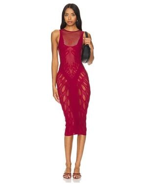 Poster Girl Juliet Midi Dress - Red