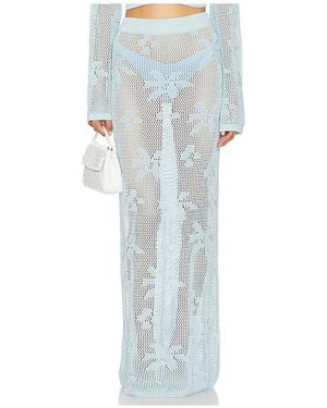 SNDY'S Terra Maxi Skirt - Blue