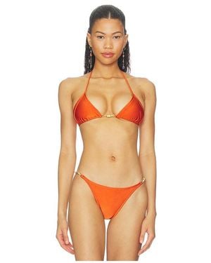 Shani Shemer Alexander Bikini Top - Orange