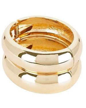 Shashi Double Tsuki Cuff Bracelet - Metallic