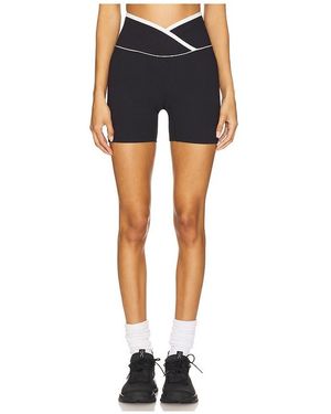 Year Of Ours Ribbed Two Tone Veronica Short - Blue
