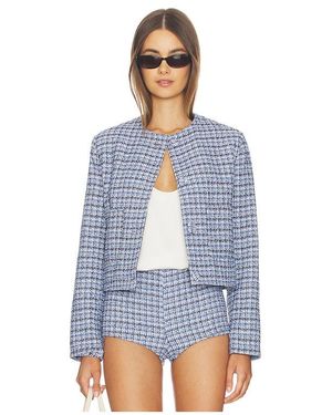 Milkwhite Tweed Jacket - Blue