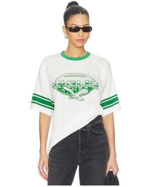 Junk Food T-Shirt Eagles En. Taille Also En M, S, Xl/1X, Xs - Vert